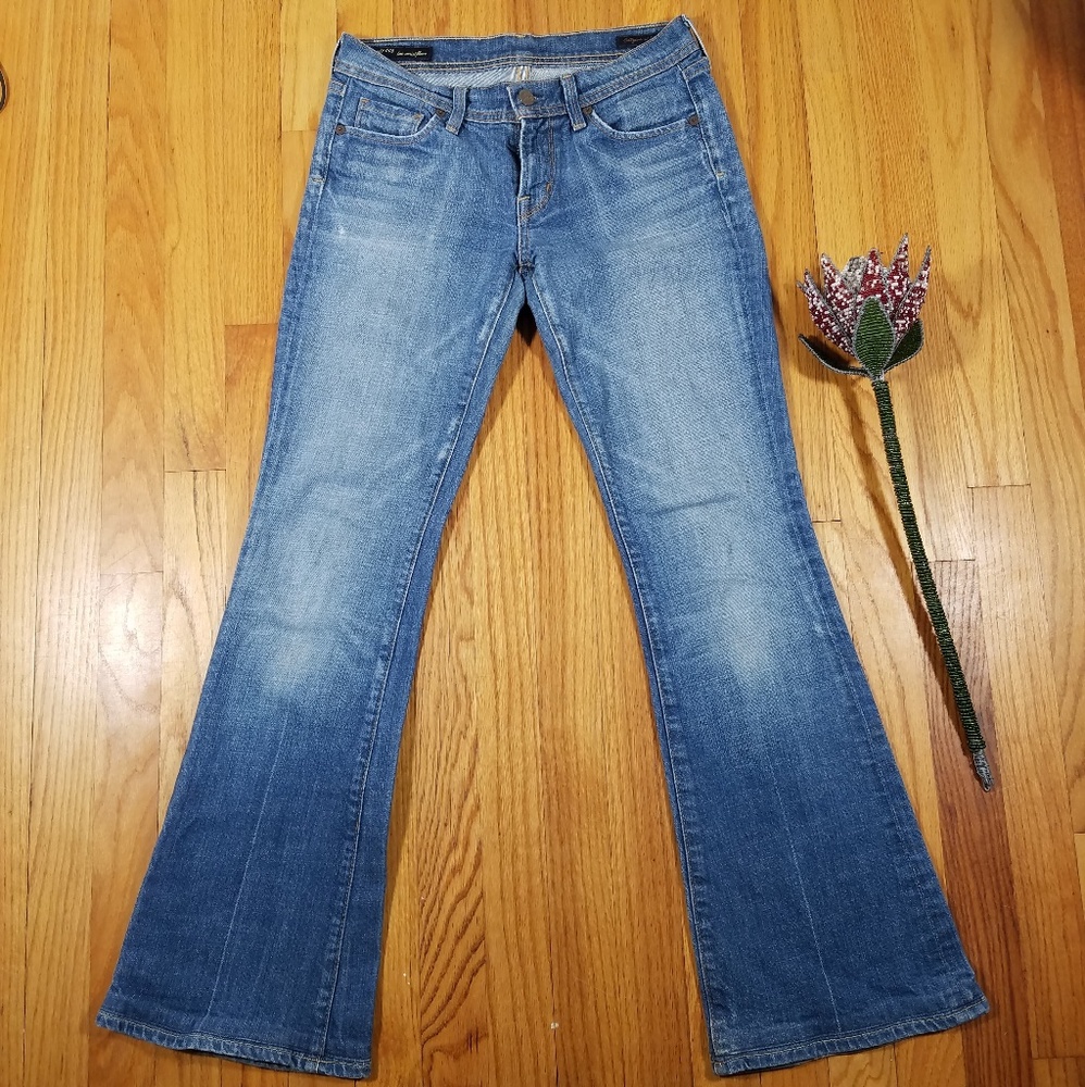 Citizens of Humanity low waist flare jeans Sz 26